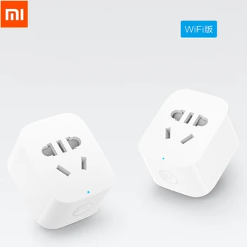 

2019 Original Xiaomi Mijia Smart Socket Plug WiFi Version Wireless Remote Socket Adaptor Power on/off with phone App control