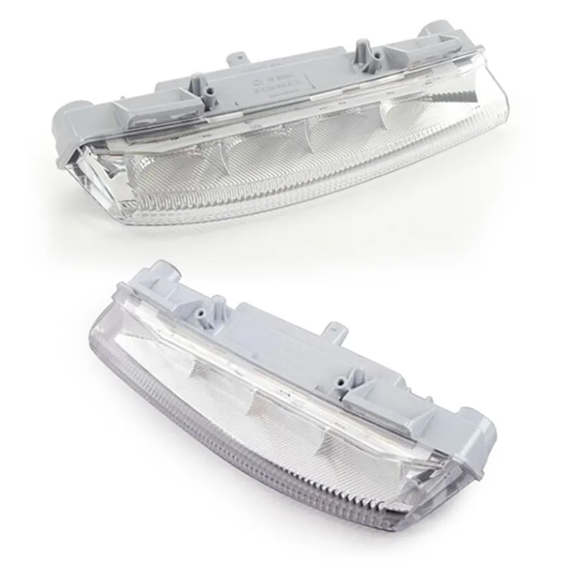 Left/Right/1pair White Car Driving Lamp Daytime Running Light LED Fog Light Lamp For Mercedes W204/S204 W212 R172