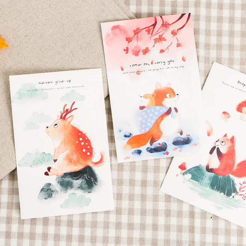 

30pcs always be there for you postcard as invitation Greeting Cards scrapbooking DIY Gift cards