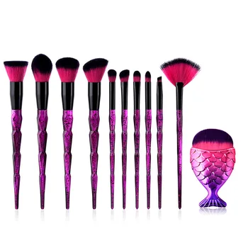 

10/11pcs Makeup Brushes Diamond Star Sky Shape Brushes Eyebrow Concealer Foundation Powder Brushes Cosmetic Makeup Brushes Tools