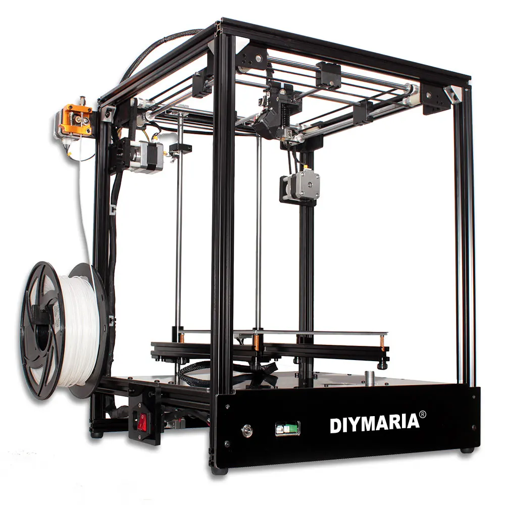 

3d printer 205*205*245mm size Cross structure Full metal 3d printers high precision 3D Soft patented magnetic sticker
