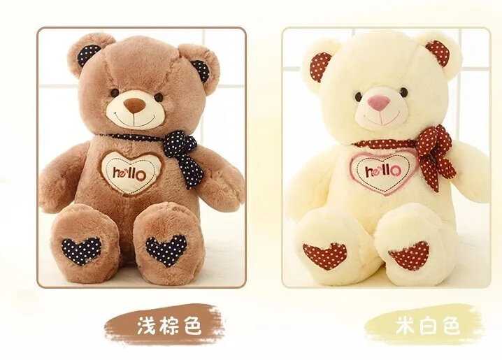 Larggest 150 см "Hello" Мишки Плюшевые игрушки сладкий медведь кукла, подушка, подушка, подарок на день рождения b7819