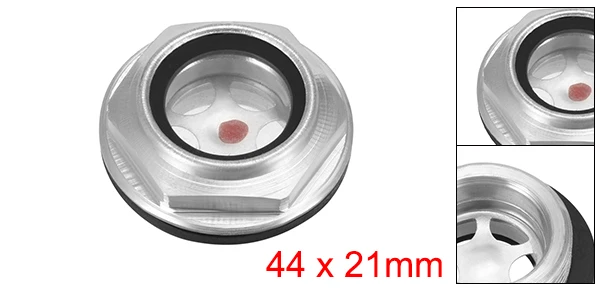 Air Compressor Fittings Oil Sight Glass 33x1.5mm Male Threaded with O-ring
