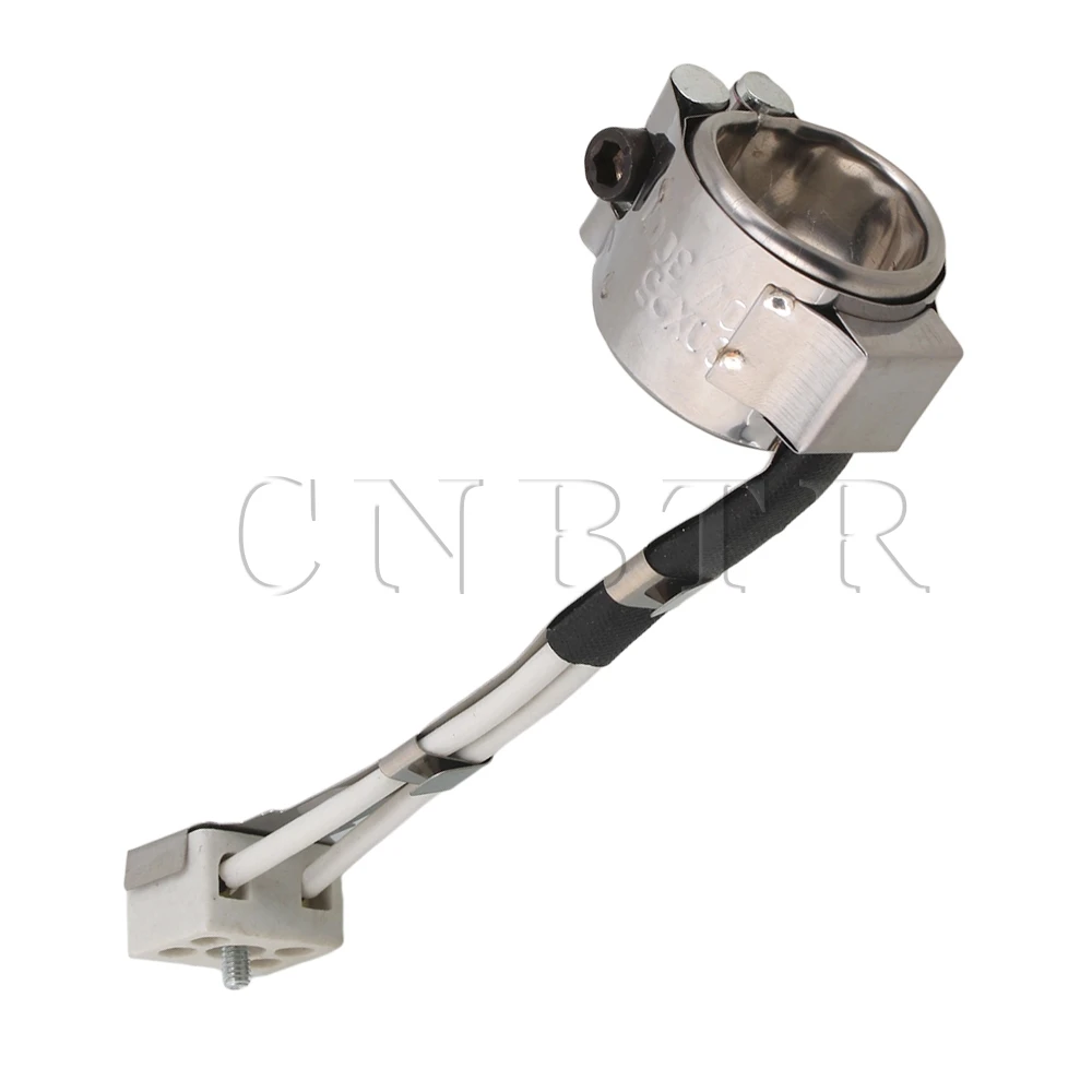 

CNBTR Metal Screw Fixing Tail Outlet Flexible Mica Band Heater 30 x 25mm 110V 100W
