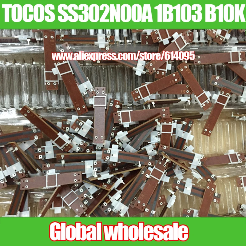 

5pcs TOCOS SS302N00A 1B103 B10K 49mm single-link straight potentiometer