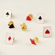Прекрасная модель Poker style Booch маленький металлический воротник из сплава цветок персик коробка с сердцем воротник клип украшения из ткани 1 шт./пакет