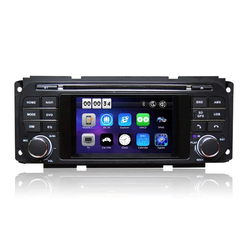 Best 4.3" Car DVD Player GPS Navigation System for Jeep Grand Cherokee Wrangler Liberty 1999 2000 2001 2002 2003 2004 2005 2006 2007 1