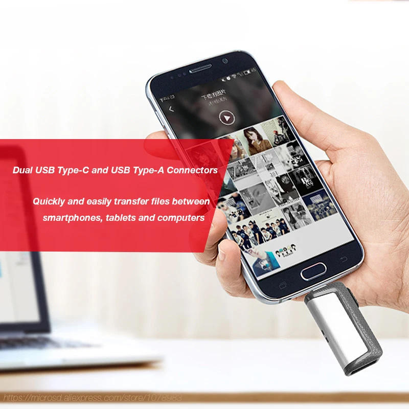 Sandisk USB 3 1 флеш накопитель Ultra Dual Drive Тип C объемом памяти 32 Гб или 64 ГБ 128 с