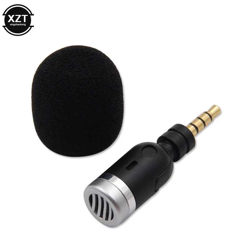 condenser microphone Portable Mini Microphone 3.5mm Aux Mono/ Stereo/ 4 Pole Flexural Bendable for Mobile Phone Computer Laptop PC Recording microphone for computer