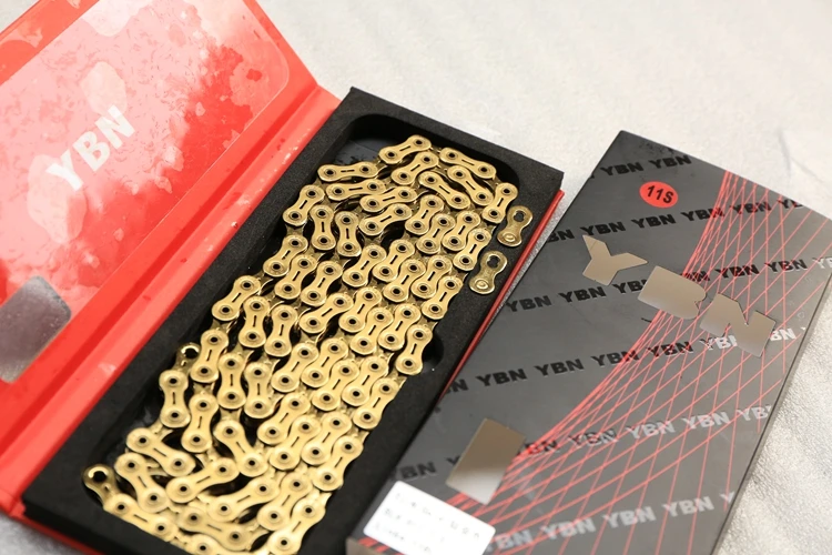Cheap YBN 11 Speed Chain Gold MTB Road Bike Chain for Shimano Sram Campagnolo 14 Cheap YBN 11 Speed Chain Gold MTB Road Bike Chain for Shimano Sram Campagnolo 14