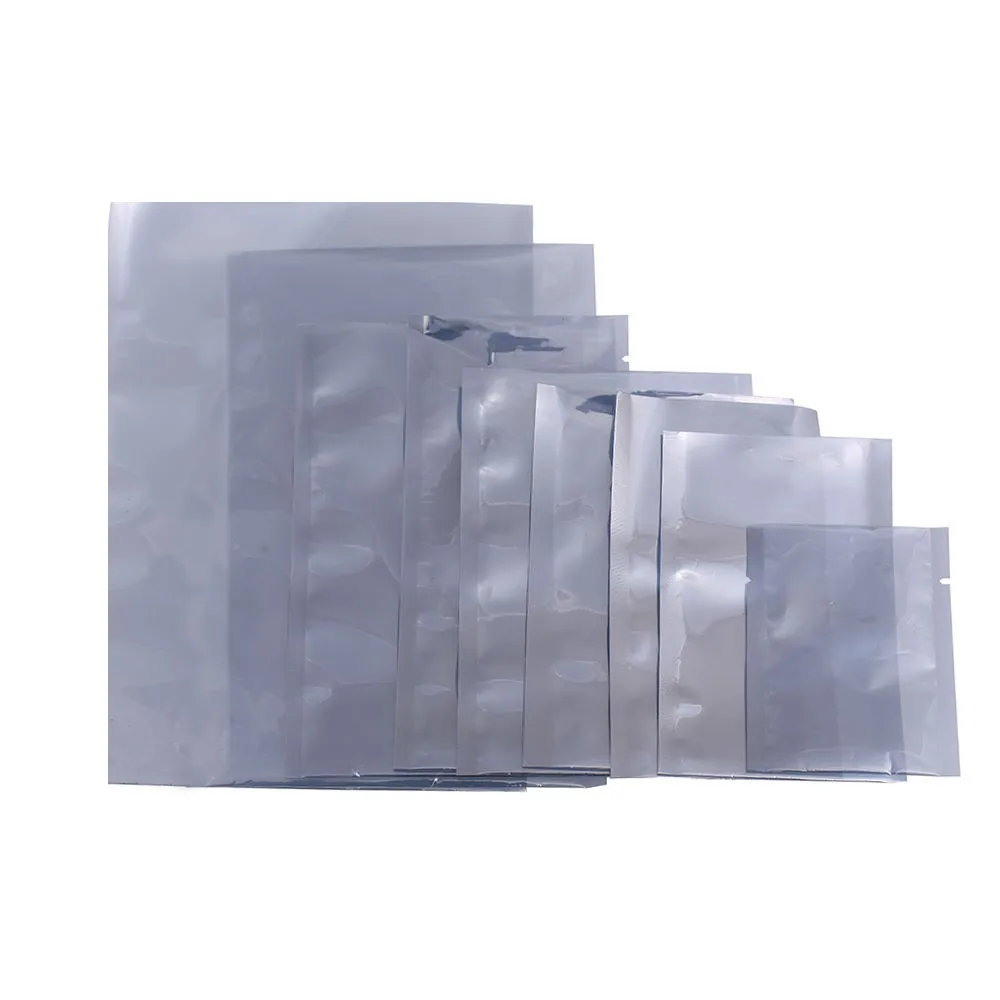100 шт./лот 13,5*18 см антистатическое Экранирование Пластиковые Упаковочные пакеты ESD Антистатическая сумка для хранения Открытый антистатик упаковочная сумка