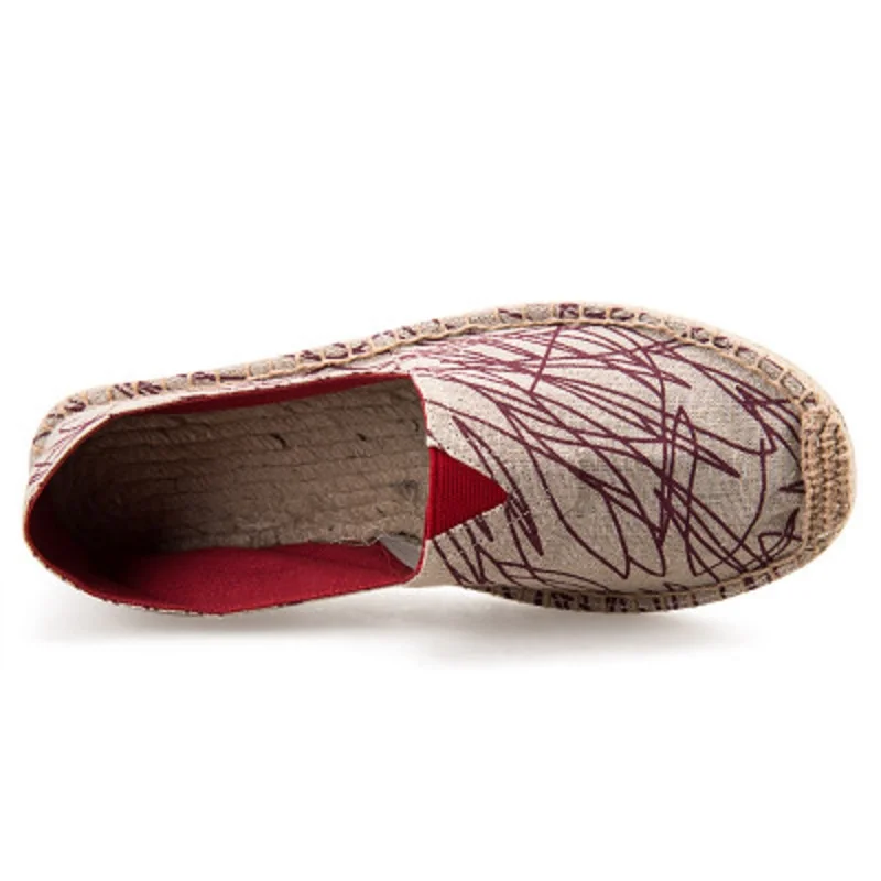 2018 Nouveau 1 Confortable Espadrilles Pêcheur 2 Casual Toile Été Chaussures Plat En 11Pnwqrgx5