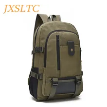 JXSLTC Canvas Men’s Anti Theft Backpack Bag Vintage 14 Inch Laptop Notebook Backpack For Men Waterproof Travel Back Pack Bag