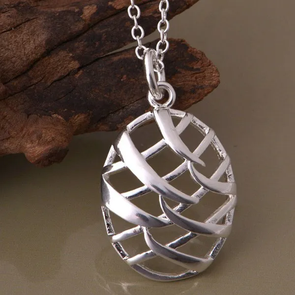 

wholesale High quality silver Fashion jewelry chains necklace pendant WN-1094