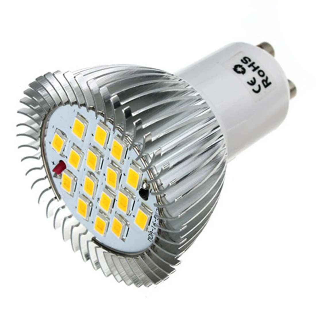 5x6,4 Вт Светодиодный свет лампы GU10 16 Светодиодный 5630 SMD энергосберегающие светодиодные лампы лампа-прожектор лампы теплый белый свет AC 85-265 V