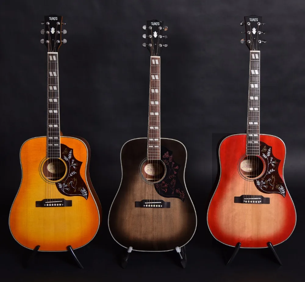 

acoustic guitars, solid spruce top, acoustic electric guitars, Free shipping