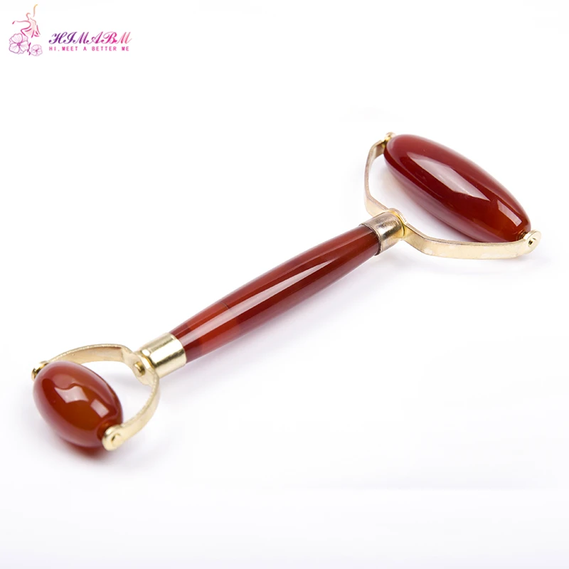 HIMABM Natural jade beauty roller agate carnelian massage facial massage traditional Chinese physiotherapy face lift HIMABM Natural jade beauty roller agate carnelian massage facial massage traditional Chinese physiotherapy face lift
