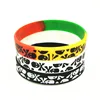 3PCS New Casual Skull Silicone Wristband 3 Colors Sports Rubber Bracelets&Bangles Hiphop Skeleton Charm Armbands Gifts SH272 2
