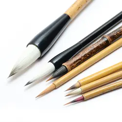 Акварельные комиксы кисть Китайская традиционная живопись кисти шерстяные/Wease/несколько волос ручная роспись ручка-кисть для каллиграфии