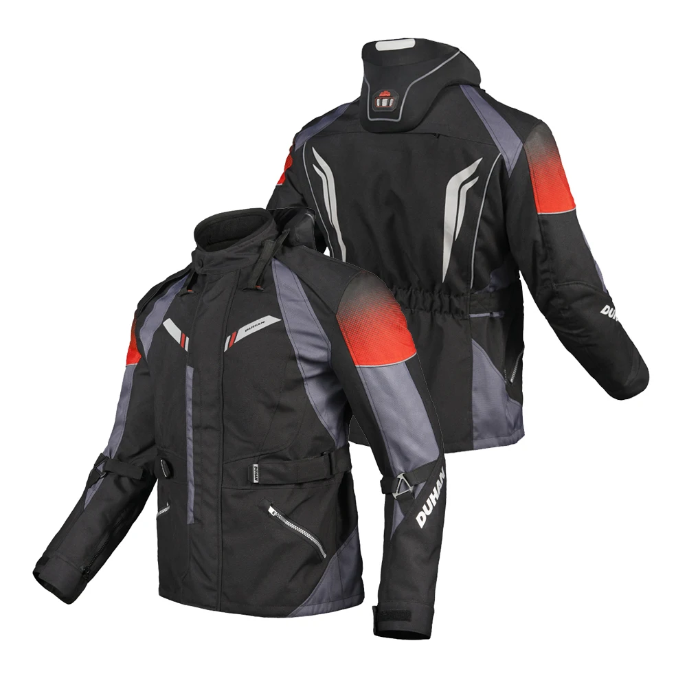 DUHAN Motorcycle Jacket Men Autumn Winter Waterproof Touring Moto Jacket Protective Gear Cold-proof Motorbike Riding Clothing DUHAN Motorcycle Jacket Men Autumn Winter Waterproof Touring Moto Jacket Protective Gear Cold-proof Motorbike Riding Clothing