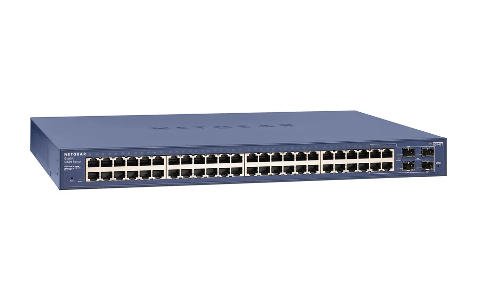 

Netgear GS748T, Managed, L2 +, Gigabit Ethernet (10/100/1000), Full Bidirectional (Full duplex), Rack Mount