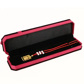 

High grade velvet octagonal Jewelry Box Necklace Pendant box jewelry box