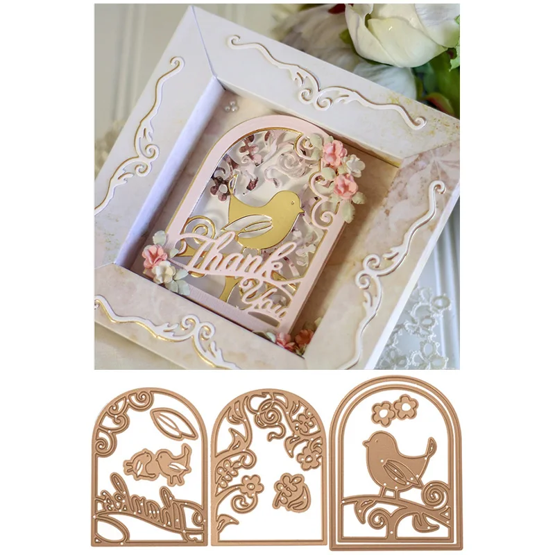 

Little Bird Metal Cutting Dies Stencils for Scrapbooking Embossing Die Paper Cards Making Album Decorative New 2019