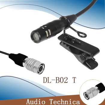 

Free Shipping 4 Pins 4PIN Hirose Connector Tie Clip On Mic Lavaliar Microphone For Audio Technica Wireless Bodypack Transmitter