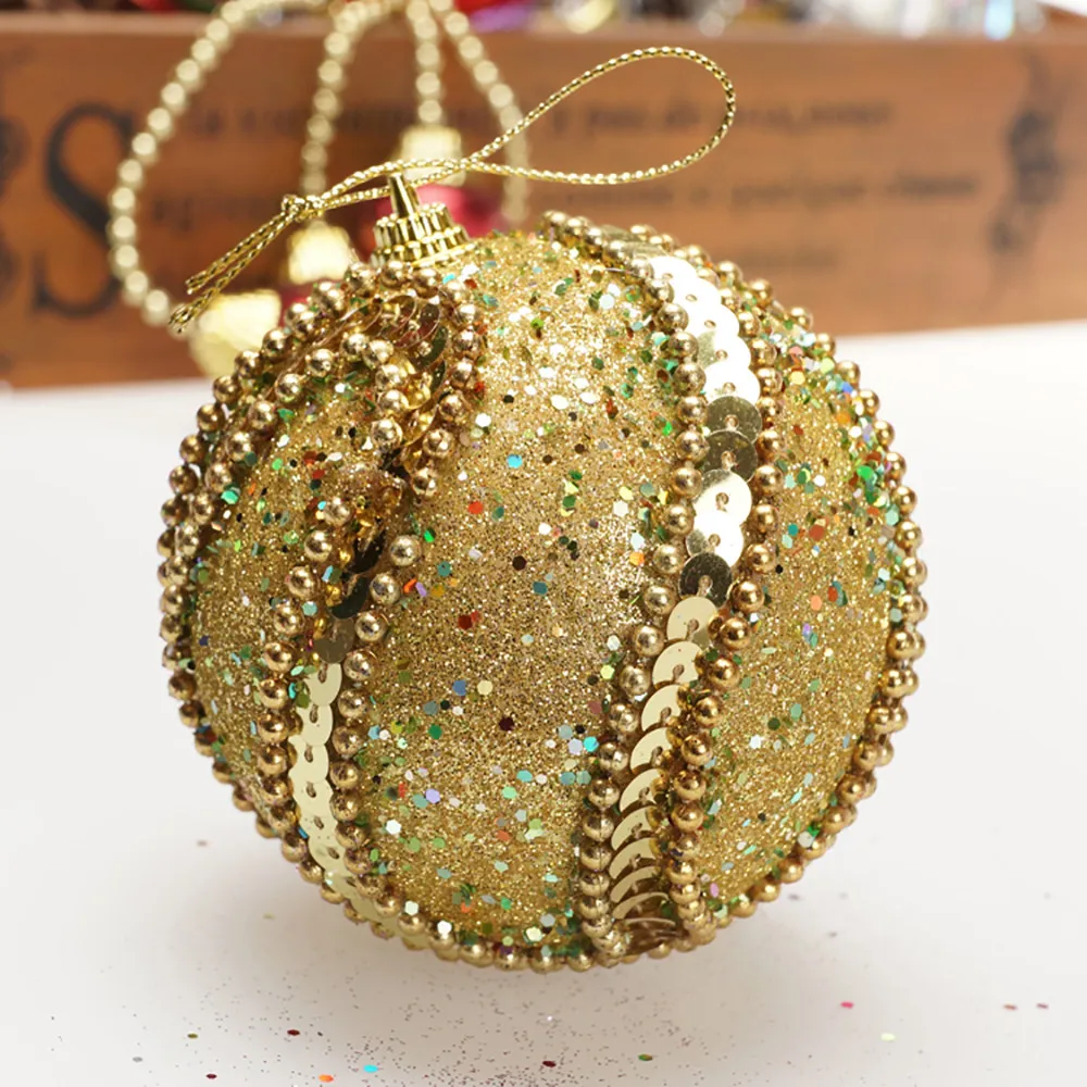 Рождественская елка висячие украшения Декор Merry Christmas блестящие шары со стразами мячи из пенопласта мяч из пенопласта 13JULY19