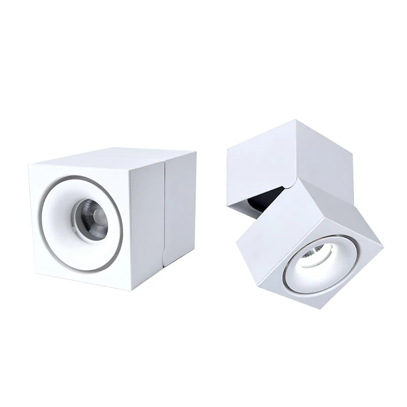 Montagem em Superfície Luzes de Teto Lâmpada do Teto Iluminação do Ponto Dobrável e Rotativo Luminárias para Vitrine Interior Sala Cob 11 Montagem Em superfície Luzes de Teto Lâmpada