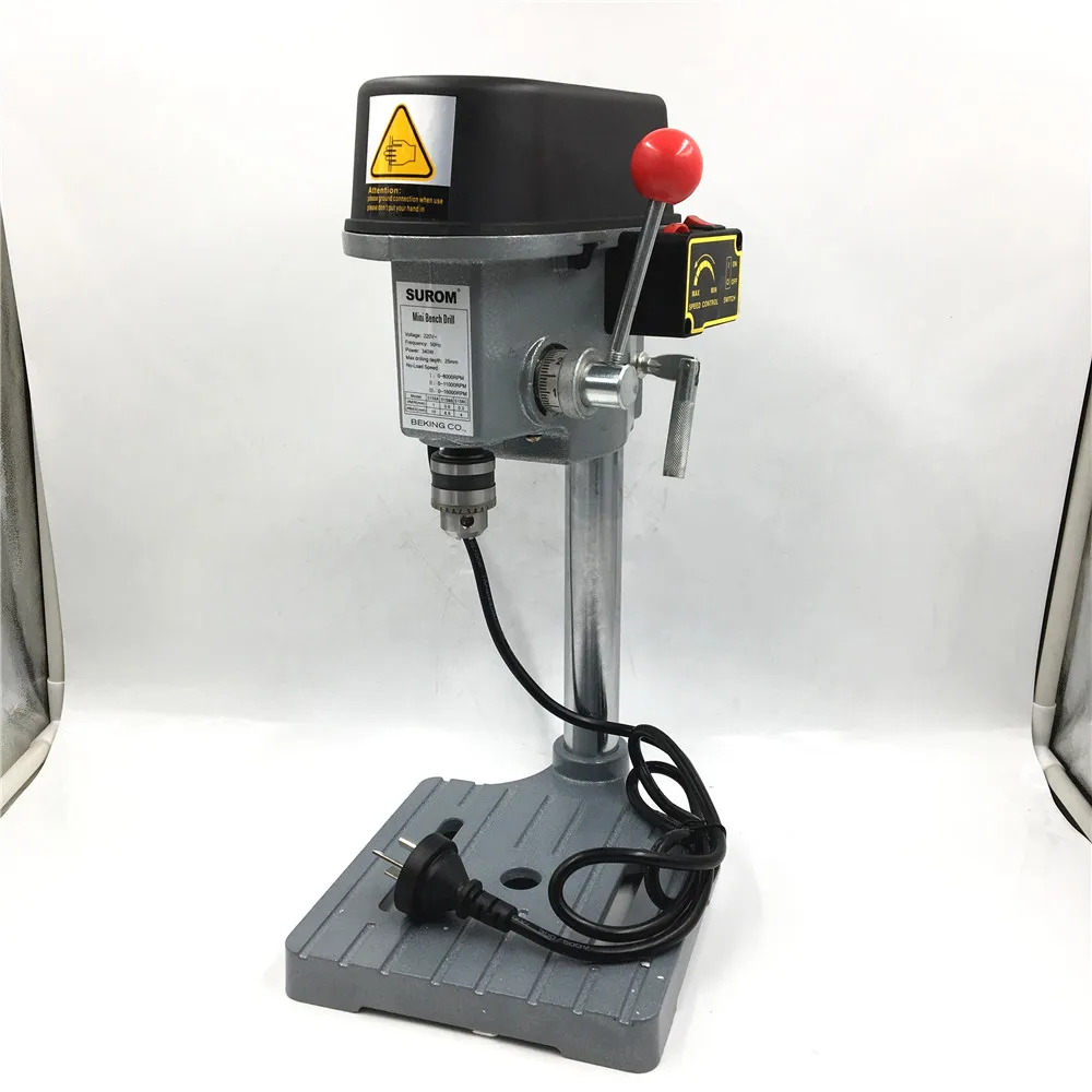340W High Speed Mini Milling Machine Table Precision CNC Milling Machine for Metal Drill Press Bench Drill Machine Frame Tools 5