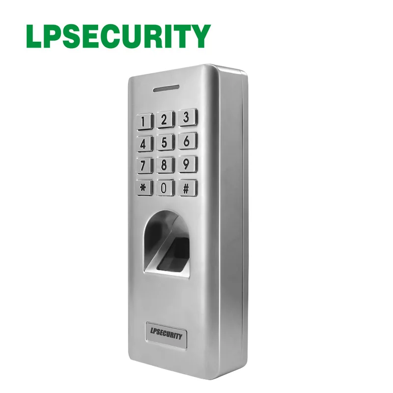 Outdoor Metal fingerprint keypad access control with fail secure NO NC Electric Strike Door Lock For Access Control System