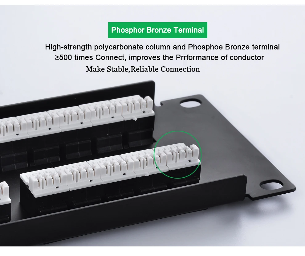 25 Порты и разъёмы патч Панель RJ11 позолоченные контактные Дада и голос патч-Панель