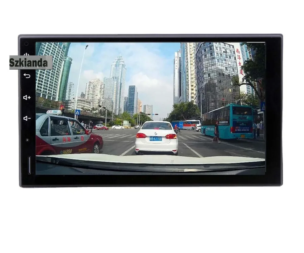 Top Android 8.1 Car Radio 7 inch 2din DVD 1024x600 GPS Navigation Bluetooth USB 2 din Universal For Nissan VW Toyota Peugeot Player 3
