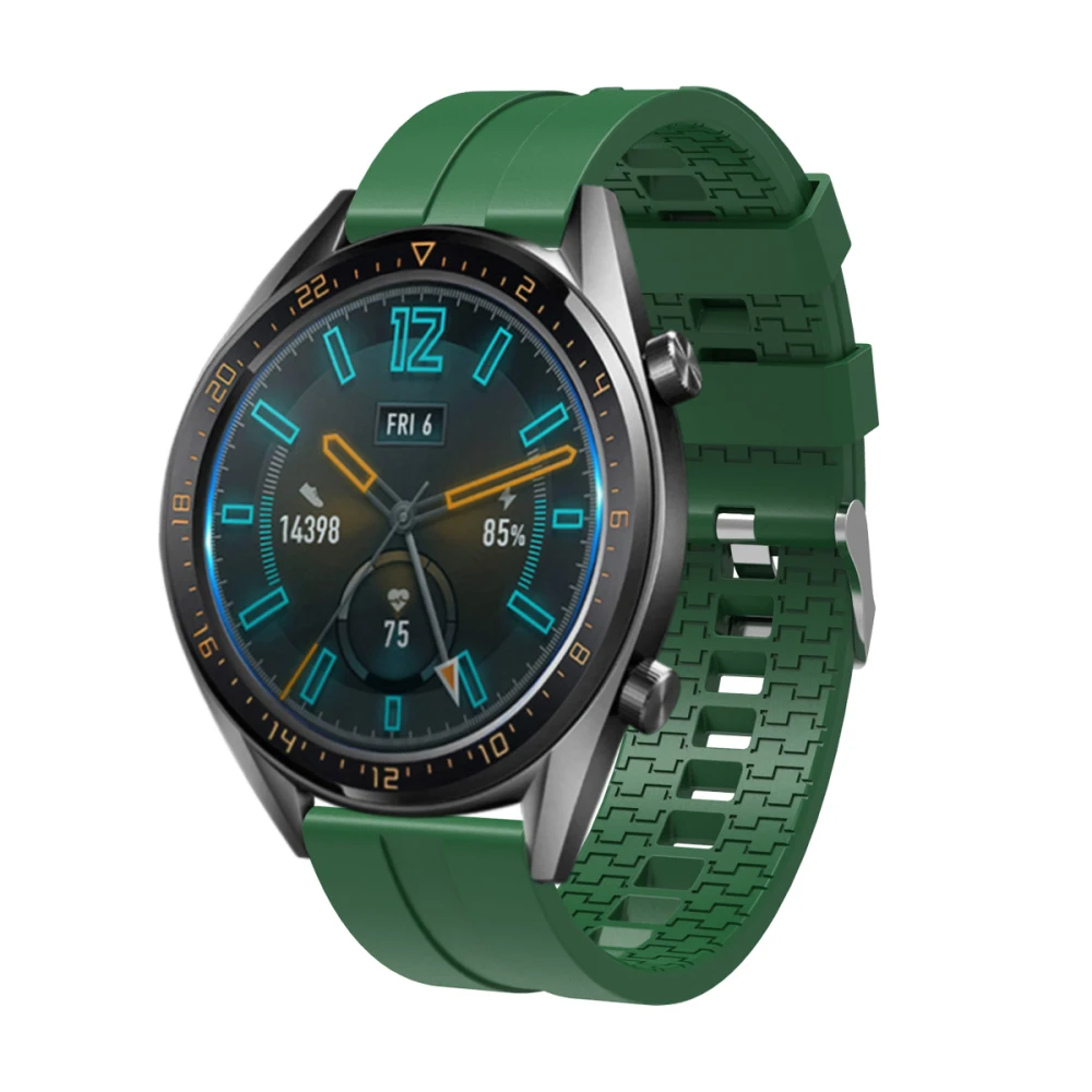 Ремешок для huawei Watch GT 22 мм ремешок для часов мягкий силиконовый сменный спортивный браслет резиновый ремешок для часов аксессуары 22 мм