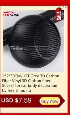 Высокое качество 3D виниловая наклейка из углеродного волокна для автомобиля 3D углеродная оберточная наклейка с воздушными пузырьками 1,52*5 м/рулон