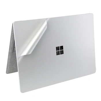 

XSKN for New 15" Microsoft Surface Book 2 Full Body Cover Protective Stickers Skins ,4 in 1 3M Decal Decorative Film Silver