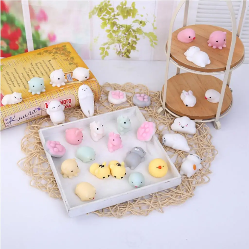 

Mini Change Color Squishy Cute Cat Antistress Ball Squeeze Mochi Rising Abreact Soft Sticky Stress Relief Funny Gift Toy