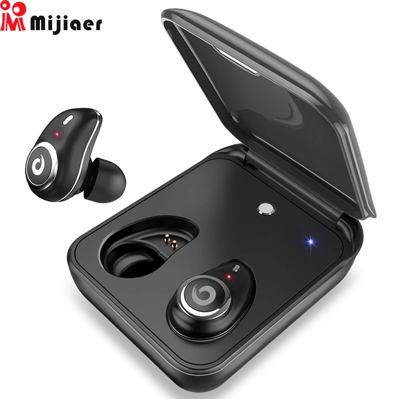 Mijiaer I7 Plus True Wireless Mini Earphone Waterproof Sport Touch Control IPX7 Charging Box Headset Earbuds for Xiaomi Phone |