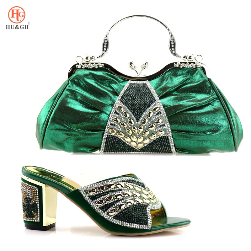 Green Color Novel Design Shoes and Bag Sets African Italian Shoes with Matching Bags Ladies Shoes and Bag African Party Shoes Green Color Novel Design Shoes and Bag Sets African Italian Shoes with Matching Bags Ladies Shoes and Bag African Party Shoes