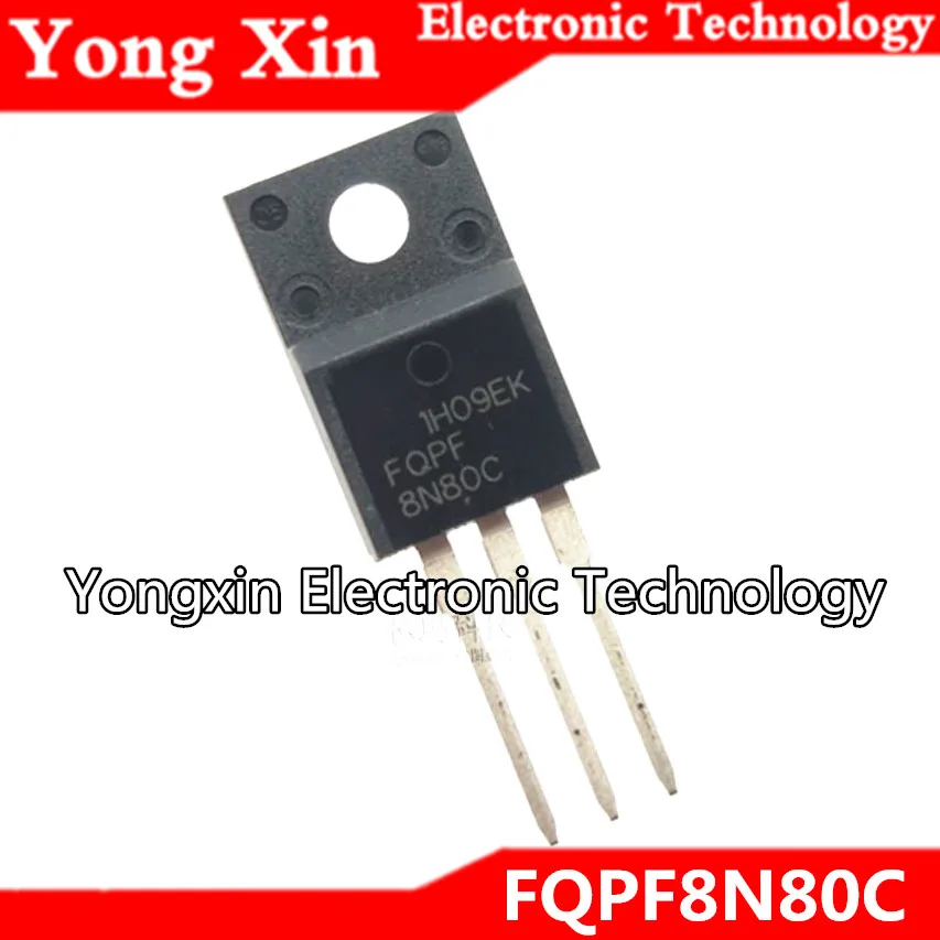 10 шт. FQPF8N80C TO-220 8N80C 8N80 TO220 | Обустройство дома