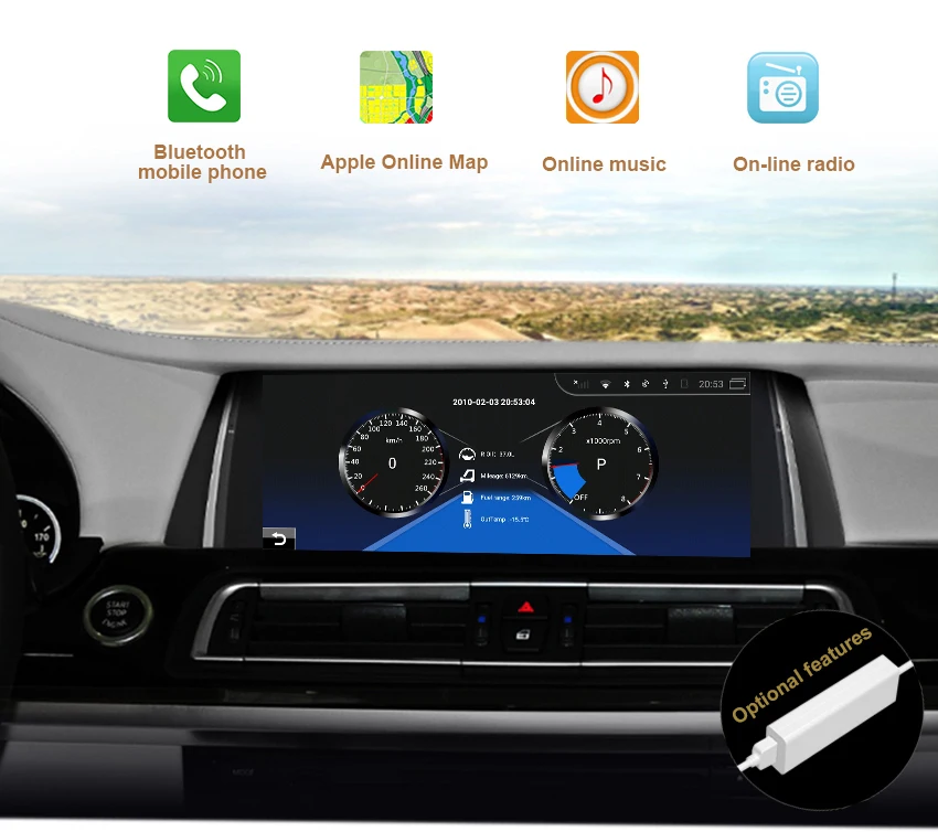 19 Koason Android 7.1 Car Audio Auto GPS Navigation System Media Stereo for BMW 7 Series F01 BNT 2013-2017