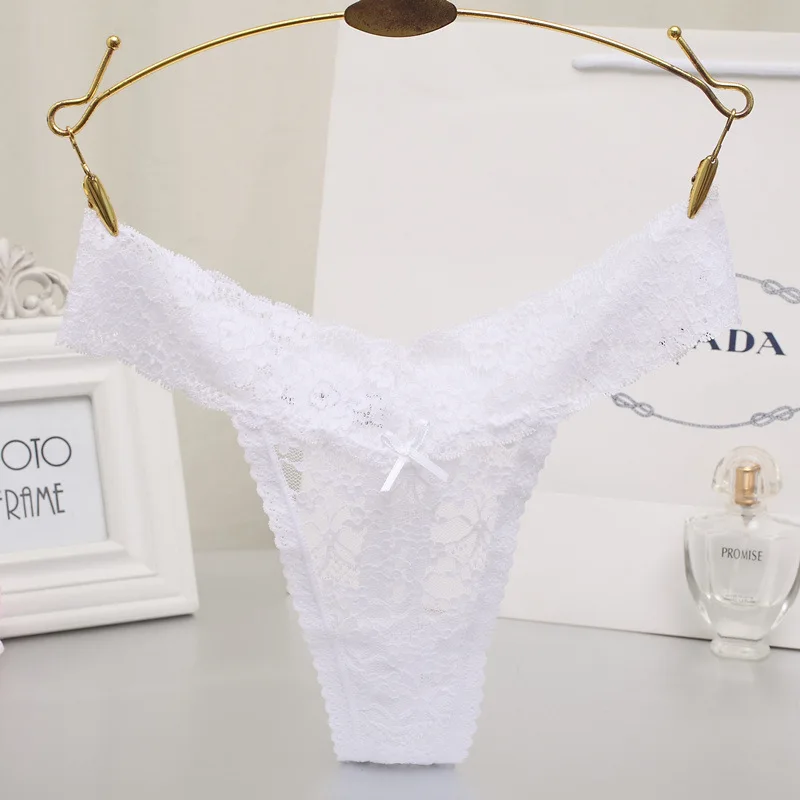 S-XXL Big Size Sexy Cozy Lace Briefs Short G Thongs G-String Lingerie Panties Underwear Women  (15)
