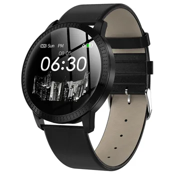 

Smart Watch Men Women Waterproof IP67 Heart Rate Blood Pressure Monitor Soft Leather Fitness Tracker Sports Running Smart Watch