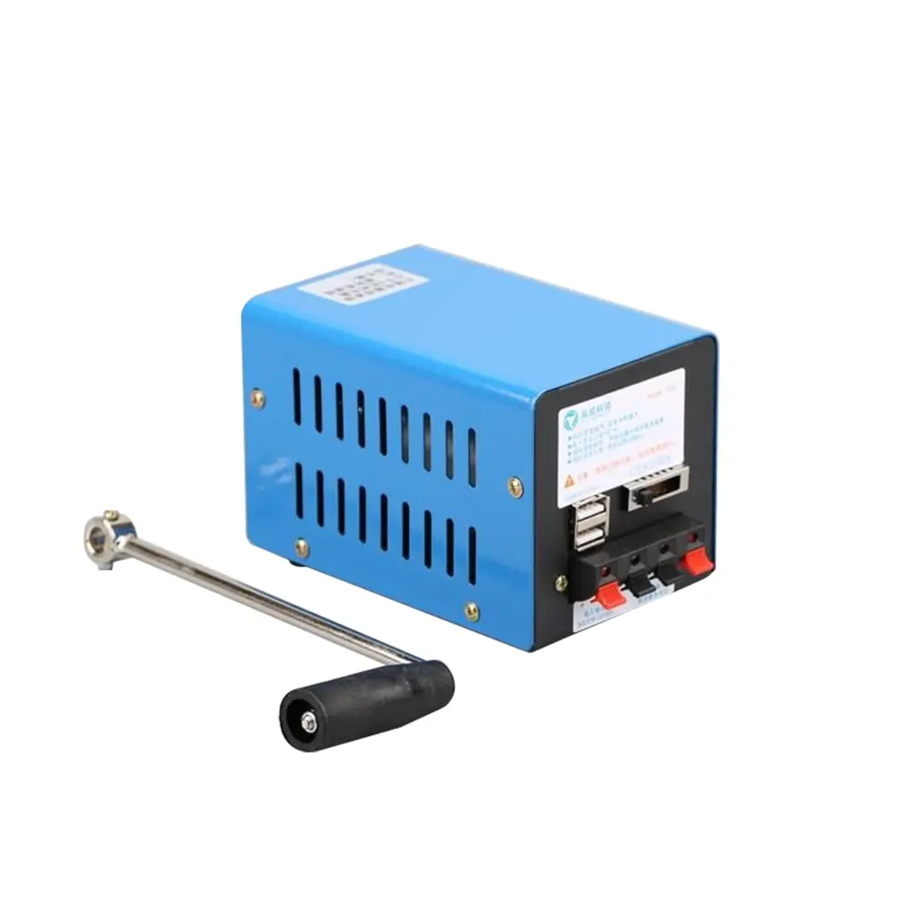 

20W Multi-function Portable Manual Crank Generator Outdoor Emergency Hand Crank Powerful Survival Power Supply Camping Kit