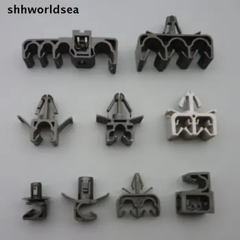 

shhworldsea 100pcs auto fasteners routing clip for toyota