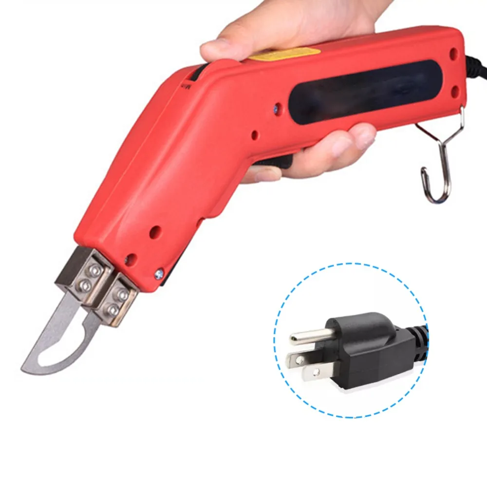

Electric Scissors Hot Knife Cut Rechargeable Fabric Sewing Scissor Cloth Leather Textile Rubber Cutter Handheld Tools 110V-220V