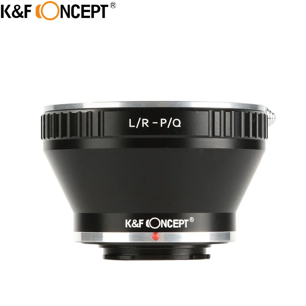 

K&F CONCEPT L/R-P/Q Camera Lens Mount Adapter Ring With Tripod for Leica R Mount Lens To Pentax Q-S1 Q10 Q7 Q DSLR Camera Body