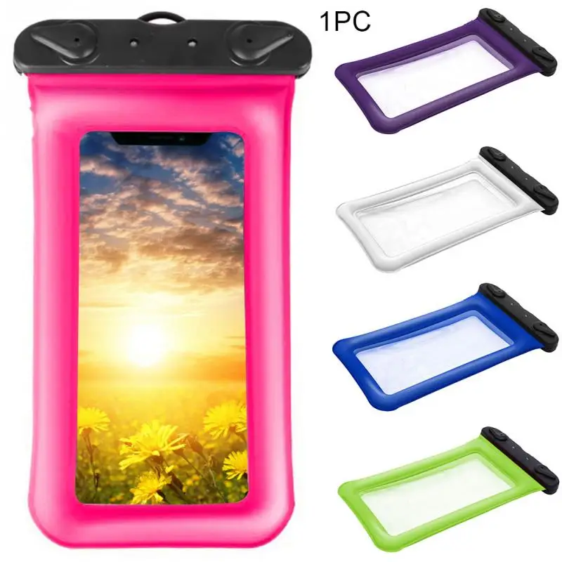 

Universal Durable Underwater PVC ABS Practical Float Airbag Drifting Case Rain Cover Protective Swimming Accessories Phone Bag