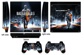 

Battle Q202 Vinyl Skin Sticker Protector for Sony PS3 Slim PlayStation 3 Slim and 2 controller skins Stickers
